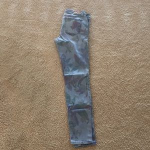 Level 99 floral print jeans